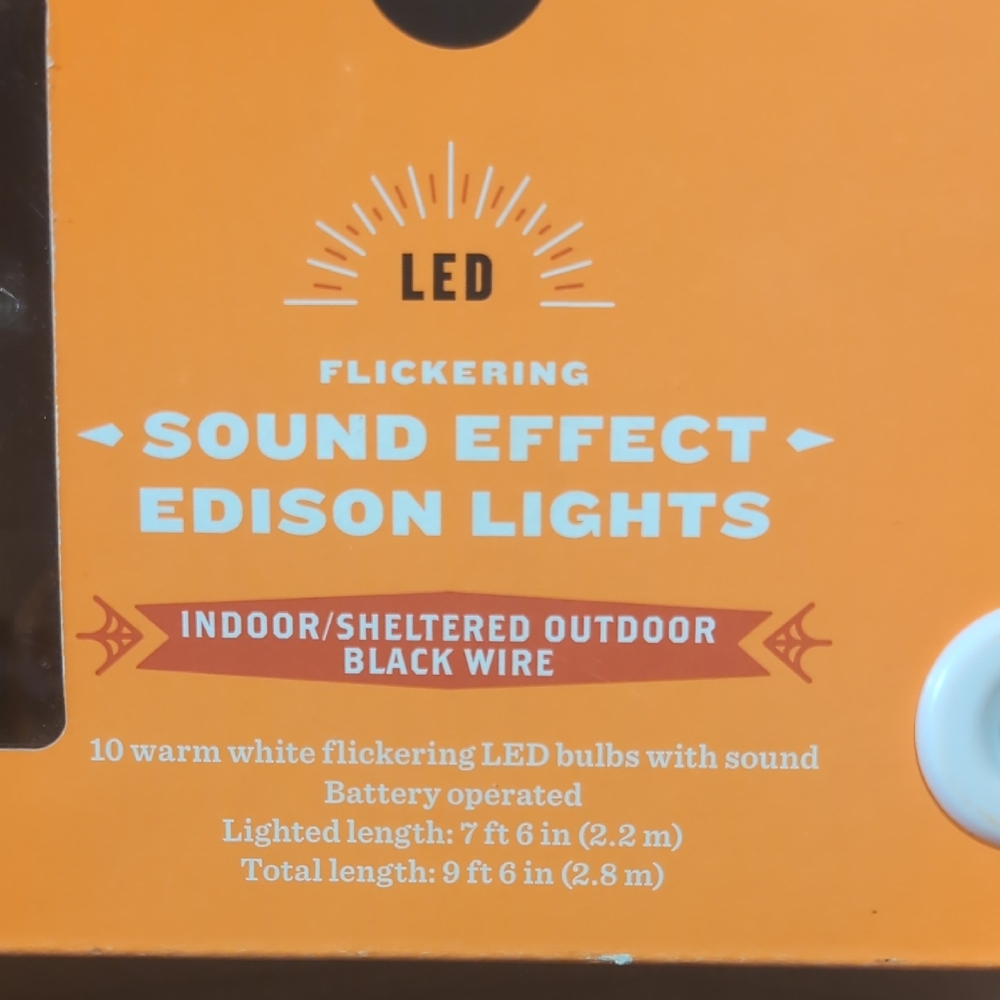 Hyde & EEK! LED Flickering Edison String Lights - Picture 3 of 3